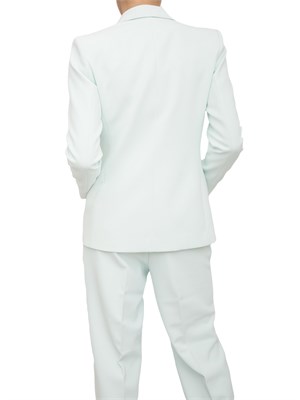 Giacca doppiopetto Nenette in cady acquamarina in DONNA