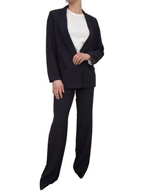 Giacca monopetto Nenette in tricottina blu in DONNA