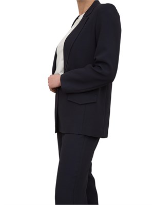 Giacca monopetto Nenette in tricottina blu in DONNA