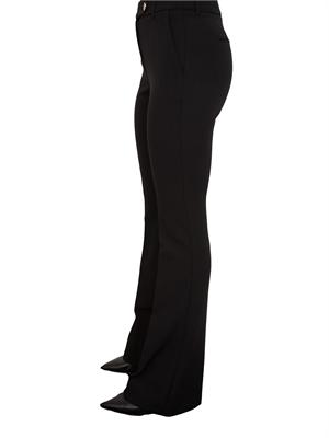 Pantaloni palazzo Fracomina vita alta nero in DONNA