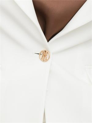 Giacca monopetto regular bianca Fracomina in DONNA