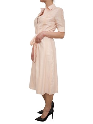 Abito rosa chemisier regular midi Fracomina in DONNA