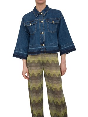 GIUBBINO NENETTE BLU DENIM in DONNA