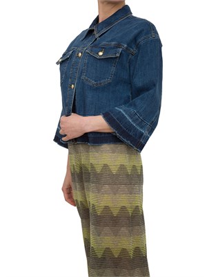 GIUBBINO NENETTE BLU DENIM in DONNA