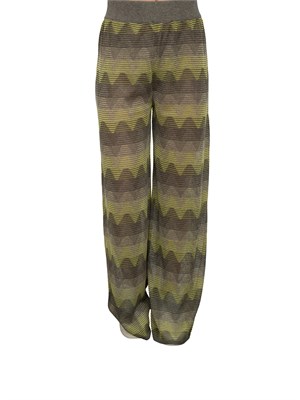 Pantalone maglia Nenette motivo onda in DONNA