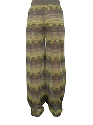 Pantalone maglia Nenette motivo onda in DONNA