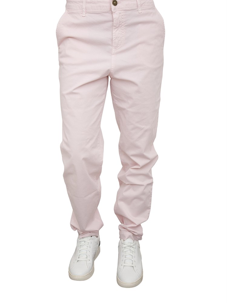 Pantalone chino Nenette cotone rosa cipria