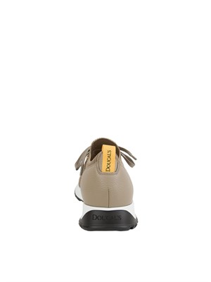 Sneaker Doucal's in tessuto tecnico e pelle sabbia in UOMO