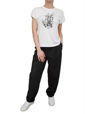 T-shirt over Fracomina con logo a contrasto in DONNA