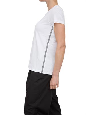 T-shirt con bande sui lati Fracomina bianco in DONNA