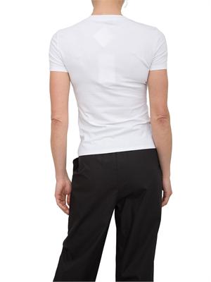 FRACOMINA T-shirt regular in jersey di cotone bianco in DONNA