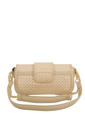 TWIN-SET Borsa a tracolla Twinset ‘Amie’ con paillettes beige in DONNA