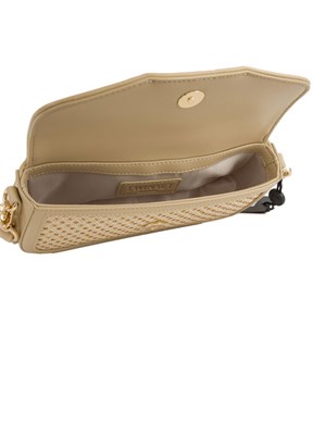 TWIN-SET Borsa a tracolla Twinset ‘Amie’ con paillettes beige in DONNA