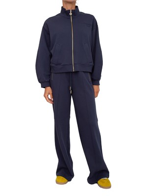 TWIN-SET Tuta completa Twinset in cotone blu in DONNA