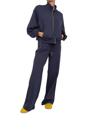 TWIN-SET Tuta completa Twinset in cotone blu in DONNA