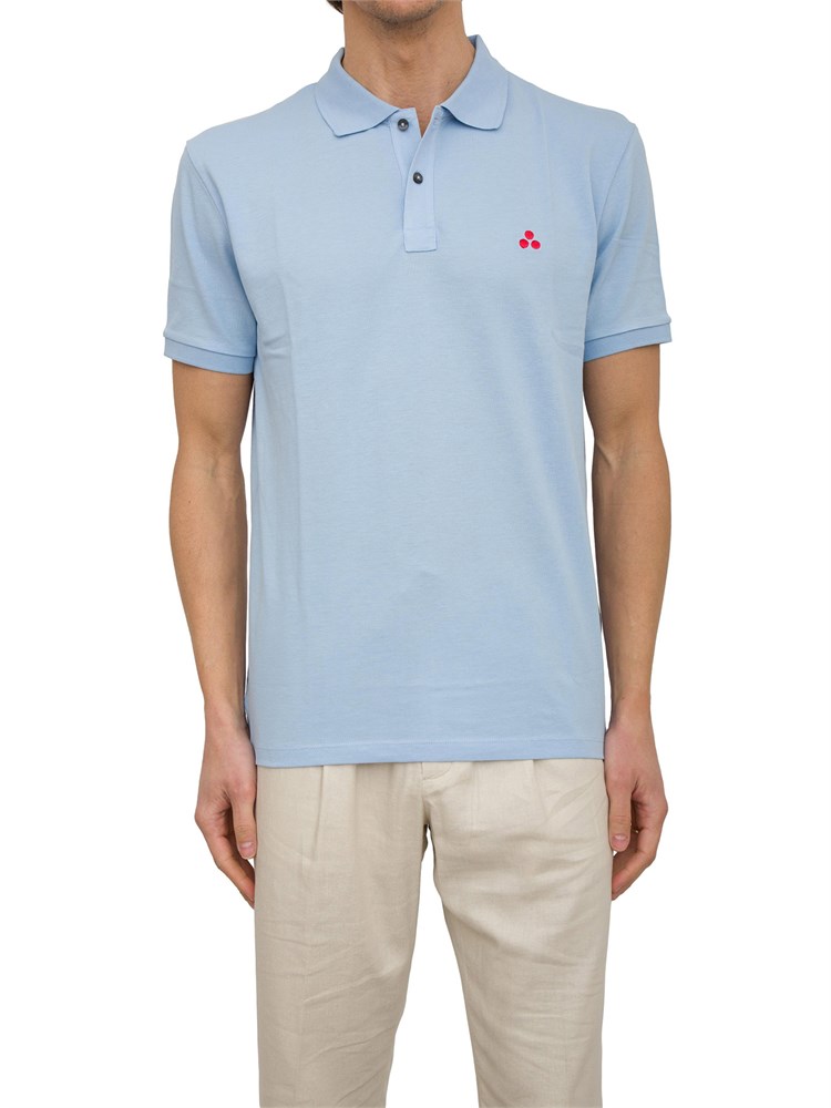 PEUTEREY Polo in cotone piqué con logo ricamato