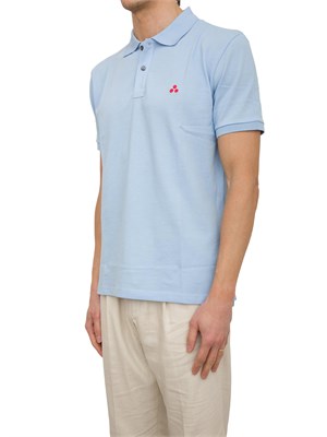 PEUTEREY Polo in cotone piqué con logo ricamato in UOMO