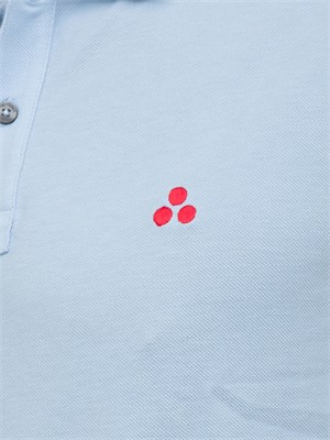 PEUTEREY Polo in cotone piqué con logo ricamato in UOMO