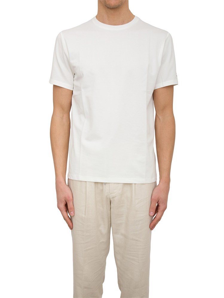 PEUTEREY T-shirt in piquet stretch di cotone e seta