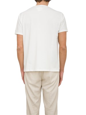 PEUTEREY T-shirt in piquet stretch di cotone e seta in UOMO