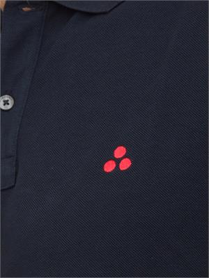 PEUTEREY Polo in cotone piqué con logo ricamato in UOMO