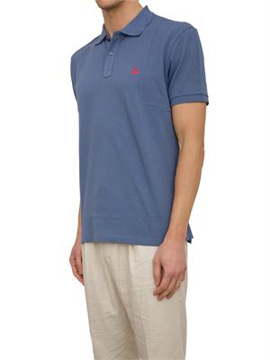 PEUTEREY Polo in cotone piqué con logo ricamato in UOMO