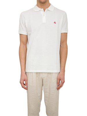 PEUTEREY Polo in cotone piqué con logo ricamato in UOMO