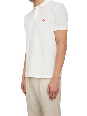 PEUTEREY Polo in cotone piqué con logo ricamato in UOMO
