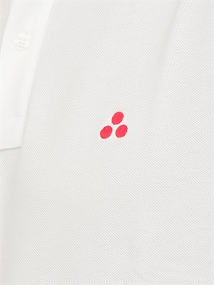 PEUTEREY Polo in cotone piqué con logo ricamato in UOMO