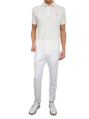 Polo Peuterey in piqué di cotone stretch in UOMO