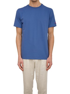 PEUTEREY T-shirt in piquet stretch di cotone e seta in UOMO