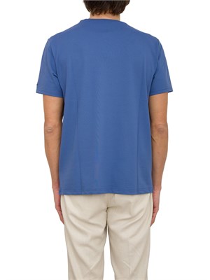 PEUTEREY T-shirt in piquet stretch di cotone e seta in UOMO