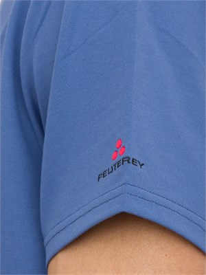 PEUTEREY T-shirt in piquet stretch di cotone e seta in UOMO