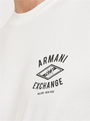 ARMANI EXCHANGE T-shirt regular fit con logo centrale in UOMO