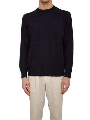 ARMANI EXCHANGE Maglia A.X. con logo ricamato blu in UOMO