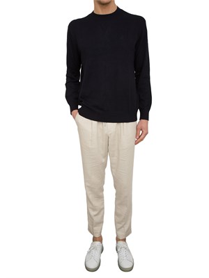 ARMANI EXCHANGE Maglia A.X. con logo ricamato blu in UOMO