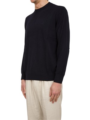 ARMANI EXCHANGE Maglia A.X. con logo ricamato blu in UOMO