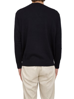 ARMANI EXCHANGE Maglia A.X. con logo ricamato blu in UOMO