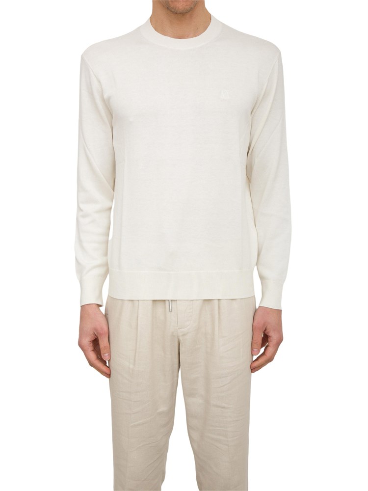 ARMANI EXCHANGE Maglia A.X. con logo ricamato bianco