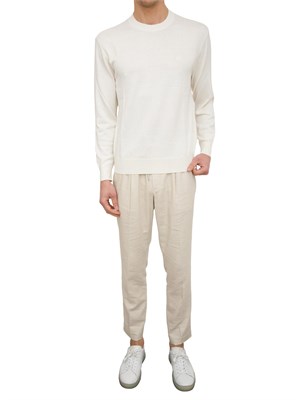 ARMANI EXCHANGE Maglia A.X. con logo ricamato bianco in UOMO