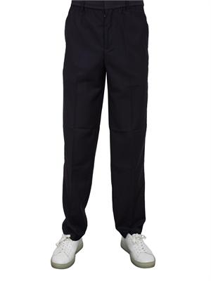 ARMANI EXCHANGE Pantaloni slim fit in twill blu in UOMO