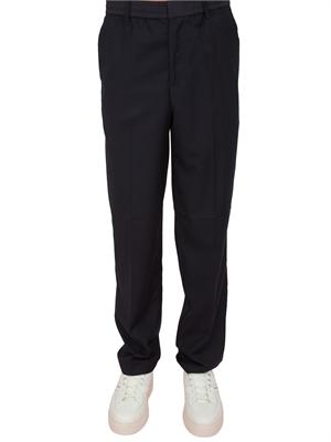 ARMANI EXCHANGE Pantaloni slim fit in twill blu in UOMO