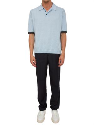 ARMANI EXCHANGE Pantaloni slim fit in twill blu in UOMO