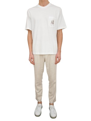 ARMANI EXCHANGE T-shirt regular fit A.X. con taschino in UOMO