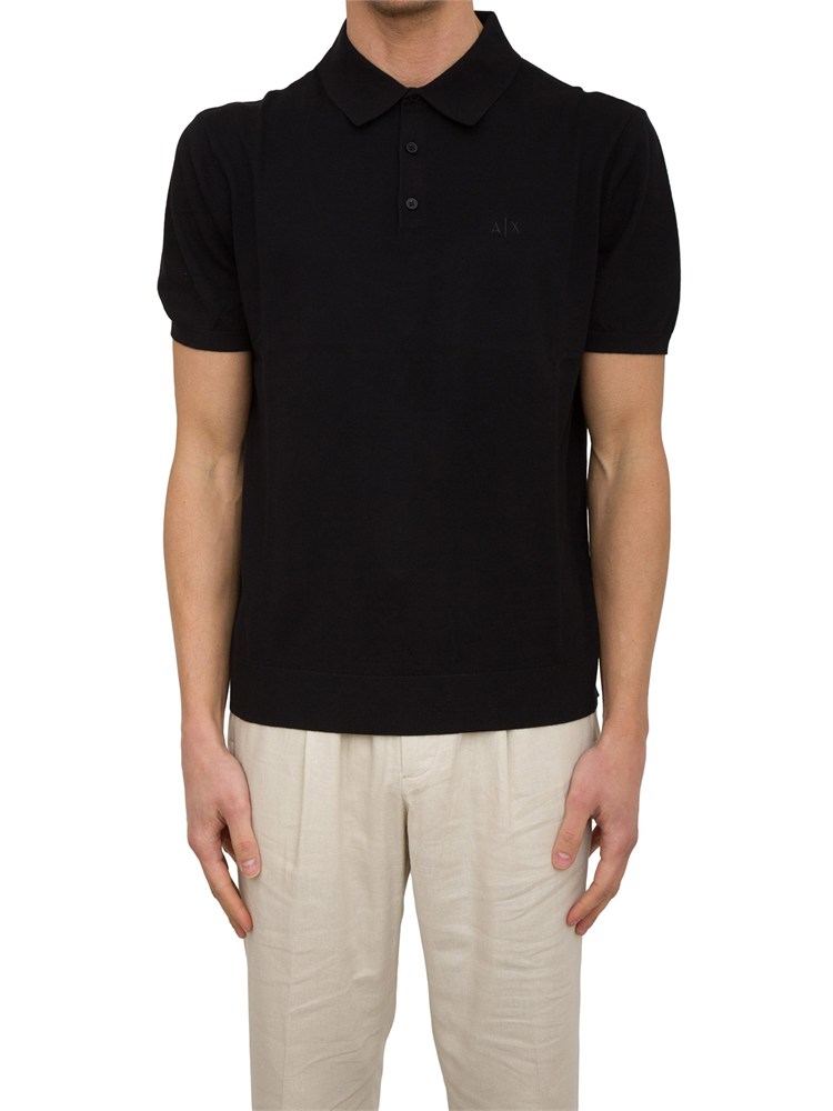 ARMANI EXCHANGE Polo in piquet con dettagli a contrasto