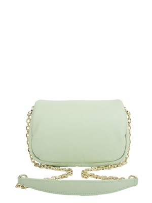 Borsa a tracolla Patrizia Pepe in pelle super soft verde menta in DONNA