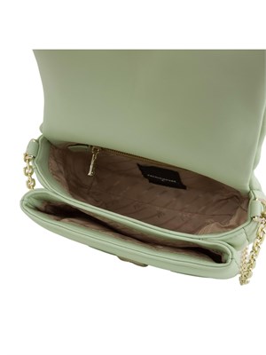 Borsa a tracolla Patrizia Pepe in pelle super soft verde menta in DONNA