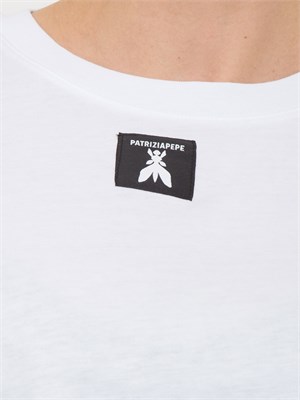 T-shirt Patrizia Pepe in cotone organico in DONNA