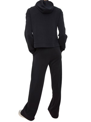 Tuta donna EA7 Emporio Armani in misto modal nero con logo in DONNA