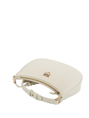 Borsa Pinko Mini Love Bag Half Moon Simply bianco in DONNA